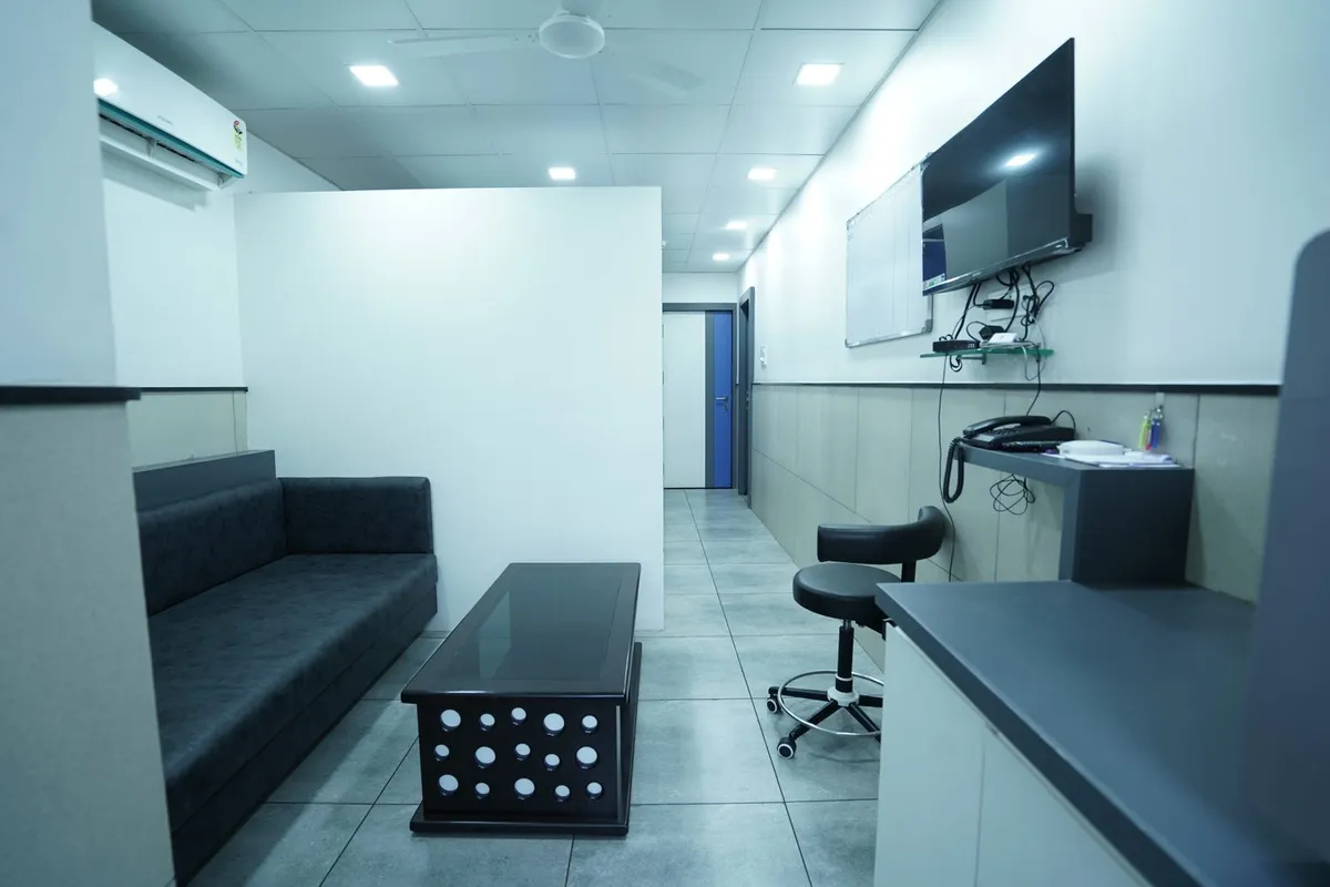 Doctors Lounge & Scrub Area at Suyog Hospital