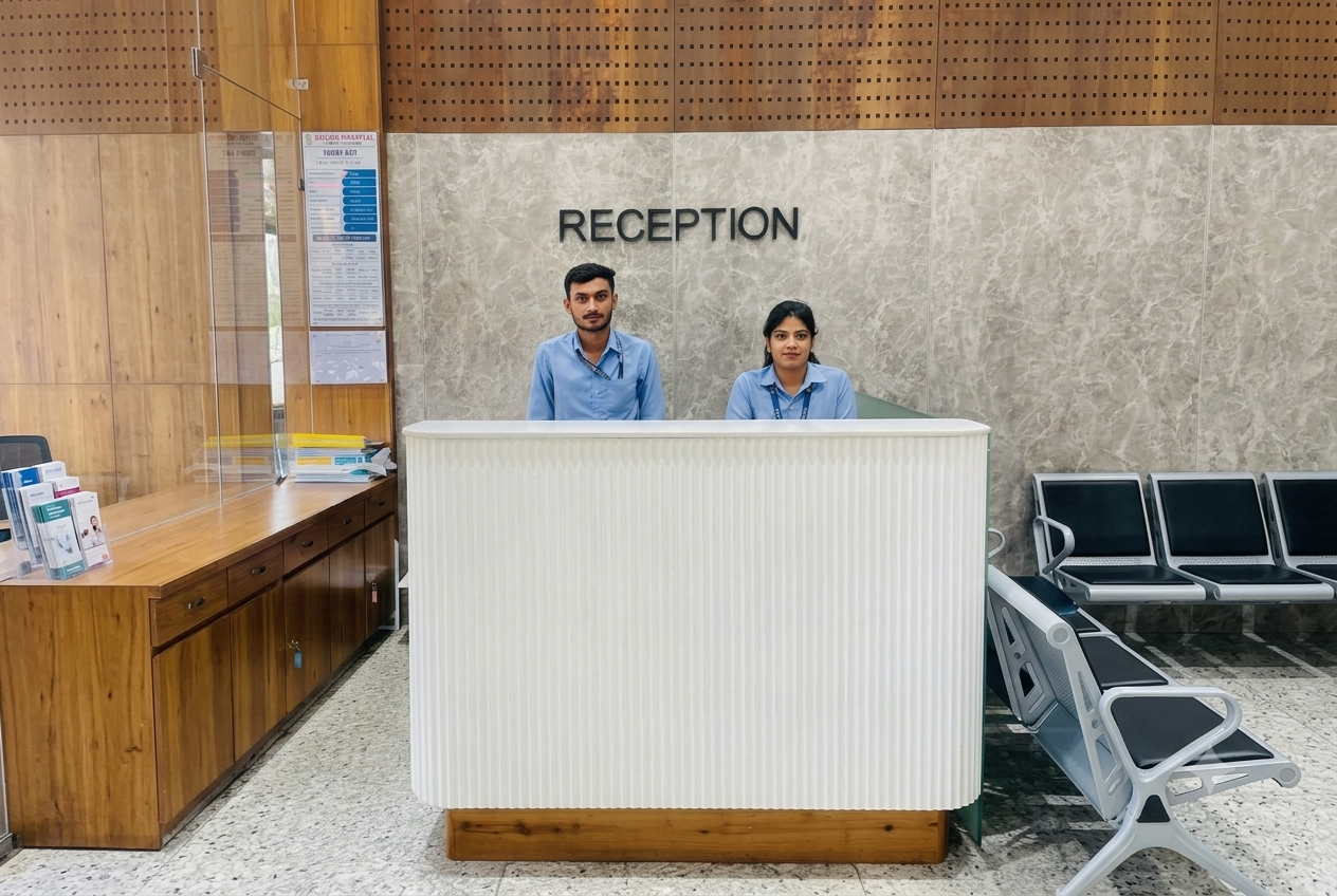 Hospital Reception & Patient Assistance Desk at Suyog Hospital